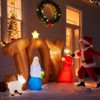 Karl Home 7.5FT Lighted Nativity Scene with JOY Sign Christmas Inflatable Decoration - 2 of 4