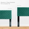 Modway Alyson Twin Headboard - Angular Channel Tufted Performance Velvet Upholstered Headboard for Contemporary Bedrooms - 3 of 4