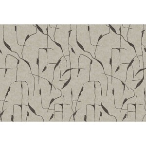 RoomMates Ivory Coast Mural Peel and Stick Wallpaper Taupe: Removable Wallcovering, Self-Adhesive, Vinyl, 28 Sq Ft Coverage - 1 of 4