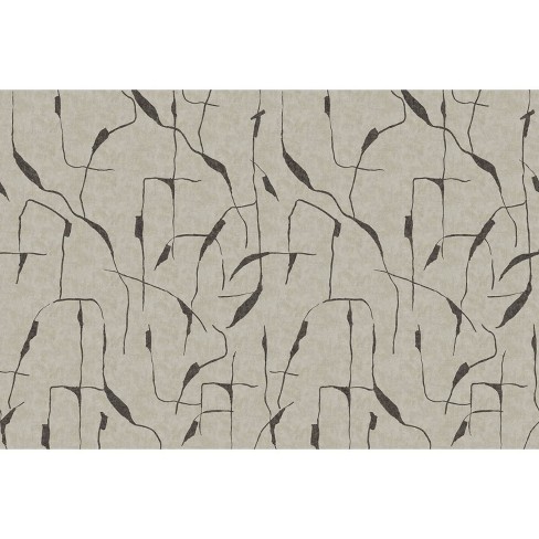 RoomMates Ivory Coast Mural Peel and Stick Wallpaper Taupe: Removable Wallcovering, Self-Adhesive, Vinyl, 28 Sq Ft Coverage - image 1 of 4