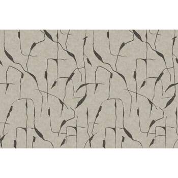 RoomMates Ivory Coast Mural Peel and Stick Wallpaper Taupe