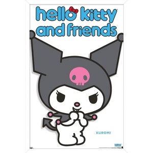 Trends International Hello Kitty and Friends: Hello - Kuromi Feature Series Framed Wall Poster Prints - 1 of 4