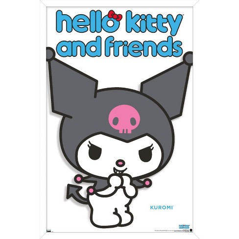 Trends International Hello Kitty and Friends: Hello - Kuromi Feature Series Framed Wall Poster Prints - image 1 of 4