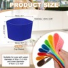 Unique Bargains Silicone Protective Heat Resistant Non Slip Coffee Cup Sleeve 6 Pcs - 2 of 4