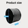Nispira TZ-K1 MK01 MK06 3-in-1 True HEPA Activated Carbon Filter Replacement for ToLife TZ-K1 AROEVE Air Purifier, 2 packs - 2 of 4