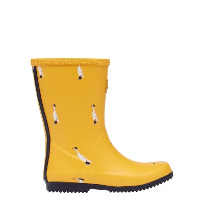 duck boots yellow