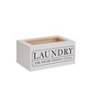 Farmlyn Creek White Dryer Sheet Holder for Laundry Room Farmhouse Decor, 8 x 5 x 4 In - image 3 of 4