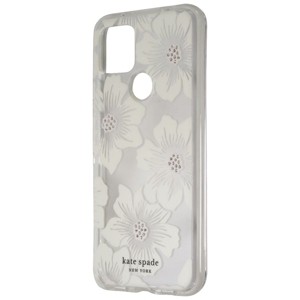 Case Mate licensed - Kate Spade Defensive Hardshell Case for Google Pixel 4a (5G) - Hollyhock Floral - 1 of 1