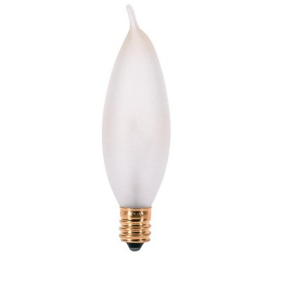 Satco - Chandelier - Incandescent Bulb - E12 (Candelabra) - Soft White - 15 W - CA9 - 1 Pack - Case of 25