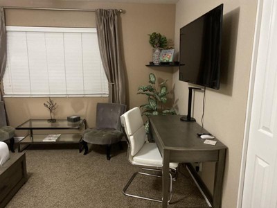 Noble House Damari Transitional Lift-Top Standing Desk, Dark Walnut