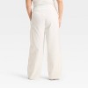 Women's High-Rise Relaxed Fit Wide Leg Pleated Linen Trousers - Future Collective - 2 of 3