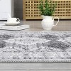 Washable Boho Rug Ultra-Thin Distressed Vintage Rug Low-Pile Floor Carpet Stain Resistant Rugs for Living Room Bedroom Dining Room Office - 4 of 4