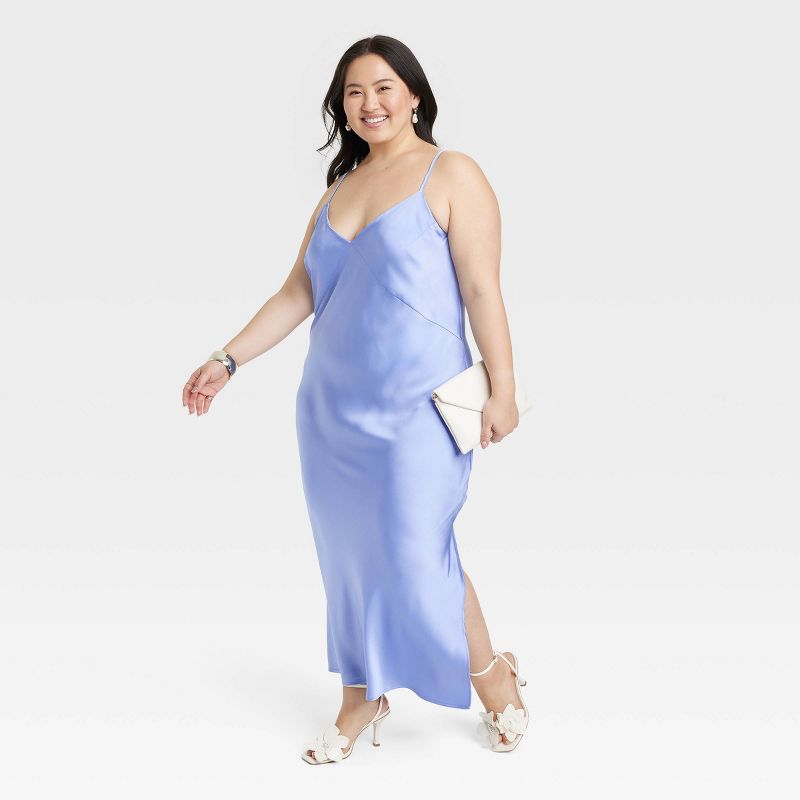 Women's Midi Slip Dress - A New Day™, 4 of 11