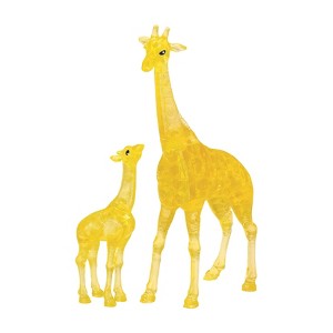 Bepuzzled Giraffe and Baby 3D Crystal Puzzle - 38pc - 1 of 4