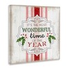 Stupell Industries Festive Holiday Rustic Stripes, 24" x 24" - 3 of 4