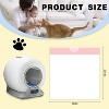 120 Count Heavy Duty Litter Box Liners, Leak-Proof Drawstring Bags for Self-Cleaning & Automatic Litter Boxes - 2 of 4
