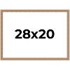PosterPalooza | Deco Brown Picture Frame - UV Acrylic, Backing Board, Hanging Hardware Included - 2 of 4