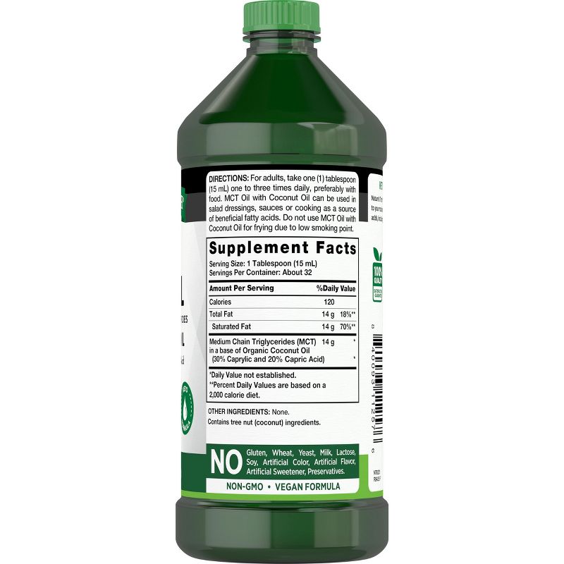 Nature's Truth Keto MCT Oil | 16 oz, 3 of 5
