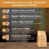 Lifeboost Coffee Cognition Medium Roast Mushroom Ground Coffee,  with Lion's Mane & Chaga Mushrooms, Non-GMO, Single Origin, Low Acid, Kosher - 12 oz - 2 of 4