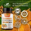 Turmeric Curcumin Supplement 1500mg with Curcuminoids - Tumeric Extract & Black Pepper Best Joint Herbal - 60 Softgels By Nature's Choice - 4 of 4