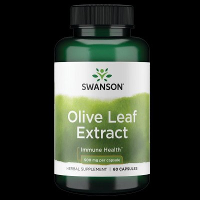 Swanson Olive Leaf Extract 500 mg 60 Capsules.