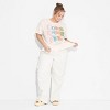 Women's Coke Catch the Wave Burnout Short Sleeve Graphic T-Shirt - Ivory - 3 of 3