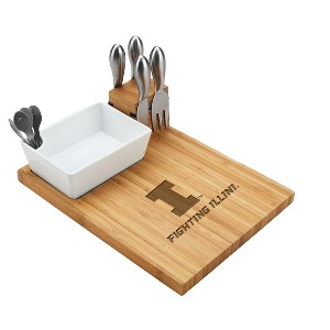 NCAA Georgia Tech Yellow Jackets Bamboo Cheese, Charcuterie Board - 1 of 4