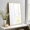 63"x20" LED Rectangle Floor Mirror with Stand, HD Full-length Mirror with Aluminum Alloy Frame and 3 Color Temperature, Silver - 4 of 4