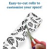 Carson Dellosa Education White with Black Leaves Rolled Scalloped Borders, 65 Feet Per Roll, Pack of 3 - 4 of 4