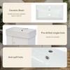 Mshliw 21.6" Wall-Mounted Bathroom Vanity with Ceramic Sink, Soft-Close Door, Left Storage, Modern Design - 2 of 4