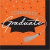 Creative Converting Graduate School Spirit Orange Tableware and Decor Kit 18ct - 4 of 4
