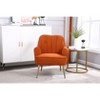 NicBex Accent Chair Modern Living Room Chair Lounge Chair with Gold Legs and Adjustable Legs for Bedroom - 2 of 4