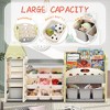 QingMoon Tree Shape Bookshelf, Toy Storage Organizer, Display Bookcase with 17 Bins and 5 Bookshelves for Playroom, Bedroom, Living Room - 2 of 4