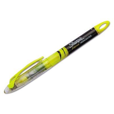 Sharpie Accent Liquid Pen Style Highlighter Chisel Tip Fluorescent Yellow Dozen 1754463