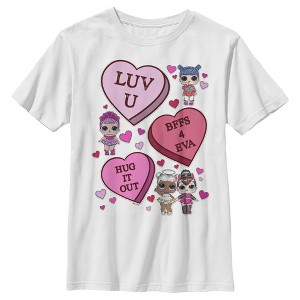 Boy's L.O.L Surprise Candy Heart Love T-Shirt - 1 of 4