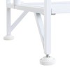 Breighton Home 44.75" FlexiSpace 4 Tier Foldable Metal Shelves with Set of 4 Deluxe Extension Shelves White - image 4 of 4