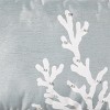 C&F Home 18" x 9" Seafoam Blue Coral Oblong Embellished Throw Pillow - 2 of 4
