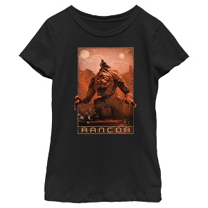Girl's Star Wars: The Book of Boba Fett Rancor on the Loose T-Shirt - 1 of 4