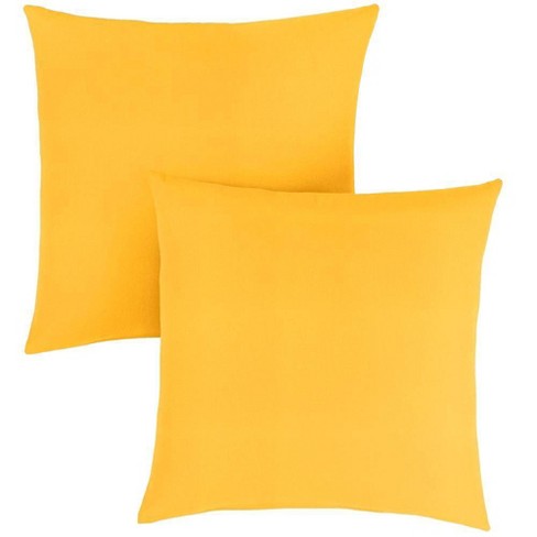 yellow throw pillows cheap