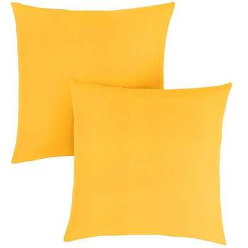 Sunbrella 2pk Outdoor Throw Pillows Sunflower Yellow