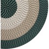 Country Stripe Collection 100% Polypropylene Reversible Indoor Area Utility Rug - Better Trends - 2 of 4