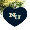 Northwood University Primary Logo Heart Love Wood Christmas Tree Holiday Ornament - 2 of 3
