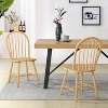 Christopher Knight Home Set of 2 Lydia Farmhouse High Back Spindle Dining Armless Chairs Natural - 2 of 4