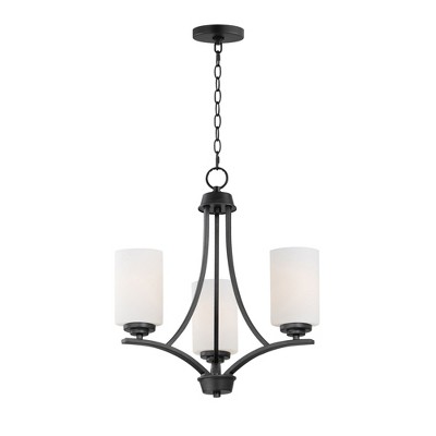 Maxim Lighting Deven 3 - Light Chandelier in  Black