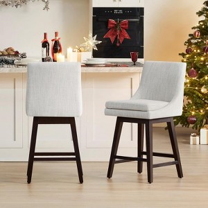 Spruce&Spring Counter Height Swivel Barstool - 1 of 4