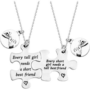 Funny Short Tall BFF Matching Gifts Best Friends Bracelet Set of 2 - Every Short Needs A Tall Best Friend - 1 of 4