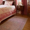Ruggable Washable Bridgerton Debutante's Dream Rug Rose - 2 of 2
