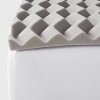 Twin 1.5 Reversible Memory Foam Mattress Topper - Room Essentials™