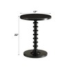 GDFStudio Renata Modern 22" Wood Round End Table - 3 of 4