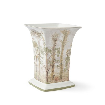 Kit Kemp by Spode Tall Trees 8" Vase, Enchanted Forest Design, Porcelain, Dishwasher Safe, Ideal Gift for Nature-Inspired Spaces